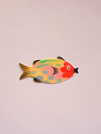 glittery fish sticker