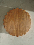round scallop chopping board