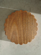 round scallop chopping board