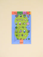 woody village sticker sheet