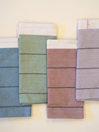 organic cotton patterned tea towel